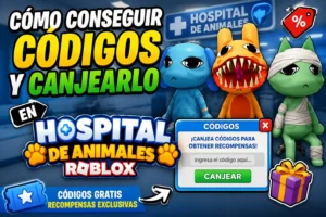 Cómo conseguir Códigos y canjearlo en Hospital de Animales Roblox
