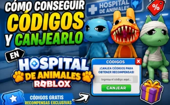 Cómo conseguir Códigos y canjearlo en Hospital de Animales Roblox